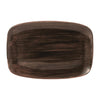 Churchill Stonecast Patina Oblong Plates Iron Black 343x235mm (Pack of 6) - FD815 Plates Churchill