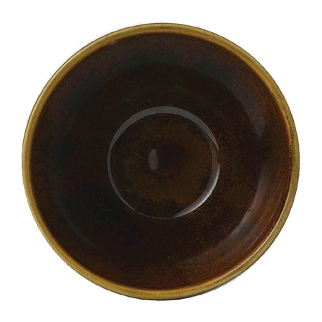 Churchill Super Vitrified Nourish Black Onyx Two Tone Contour Deep Bowls 8oz (Pack of 12) - FD817 Bowls Churchill
