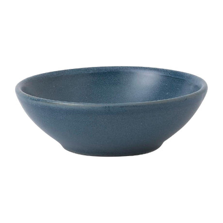 Churchill Super Vitrified Nourish Oslo Contour Shallow Bowl Blue 116mm (Pack of 12) - FD823 Bowls Churchill