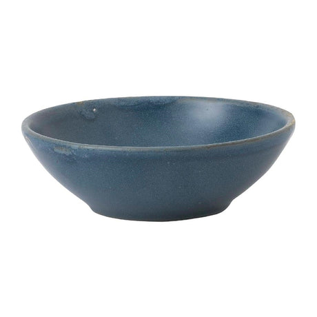 Churchill Super Vitrified Nourish Oslo Contour Shallow Bowl Blue 130mm (Pack of 12) - FD824 Bowls Churchill