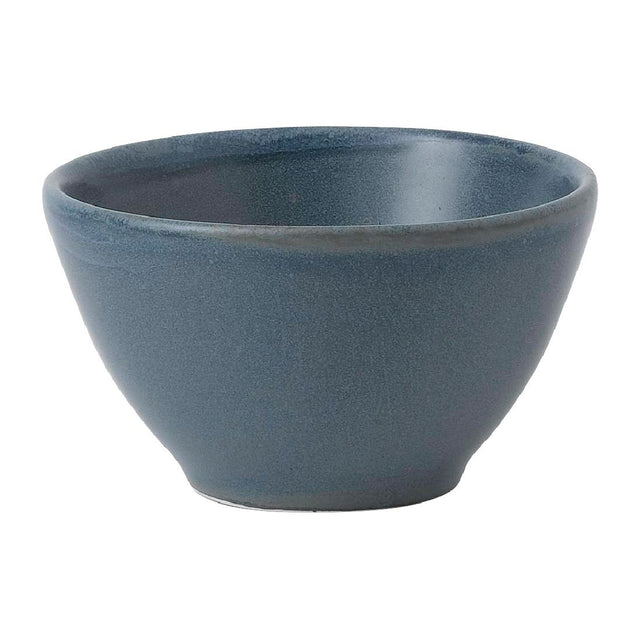 Churchill Super Vitrified Nourish Oslo Blue Contour Dip Pots 110ml (Pack of 12) - FD827 Churchill Super Vitrified Churchill   