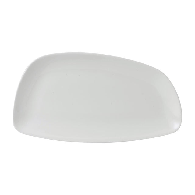Churchill Geo Plates White 346x171mm (Pack of 6) - FD834 Plates Churchill