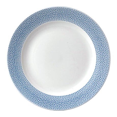 Churchill Isla Spinwash Ocean Blue Profile Footed Plate 260mm (Pack of 12) - FD835 Plates Churchill