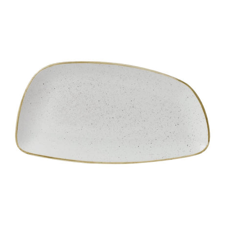 Churchill Stonecast Oval Plates Barley White 349x171mm (Pack of 6) - FD842 Plates Churchill
