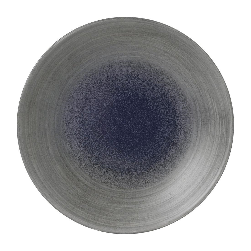 Churchill Stonecast Aqueous Grey Evolve Coupe Plate 11.25" (Box 12) (Direct) - FD850 Plates Churchill
