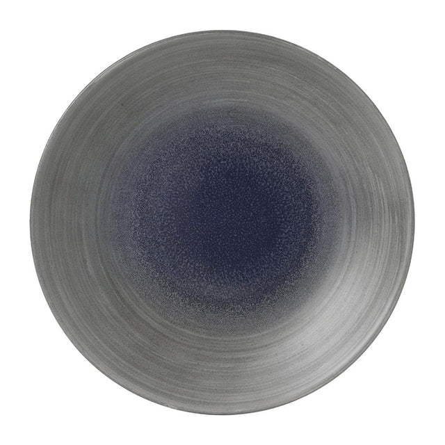 Churchill Stonecast Aqueous Grey Evolve Coupe Plate 11.25" (Box 12) (Direct) - FD850 Plates Churchill