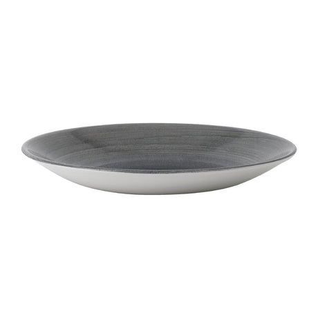 Churchill Stonecast Aqueous Deep Coupe Plates Grey 239mm (Pack of 12) - FD854 Plates Churchill
