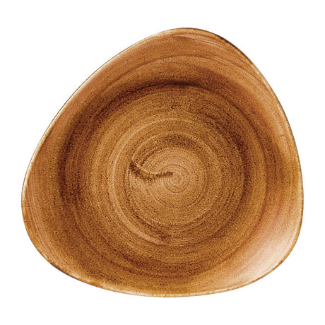 Churchill Stonecast Patina Lotus Plates Vintage Copper 254mm (Pack of 12) - FD872 Plates Churchill