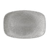 Churchill Raku Oblong Plates Jasper Grey 237x157mm (Pack of 12) - FD881 Plates Churchill