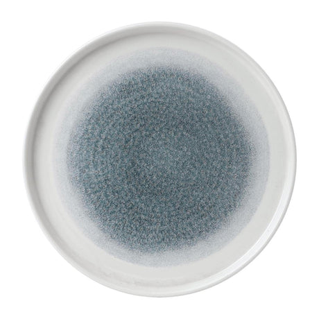 Churchill Raku Walled Plates Topaz Blue 260mm (Pack of 6) - FD887 Plates Churchill