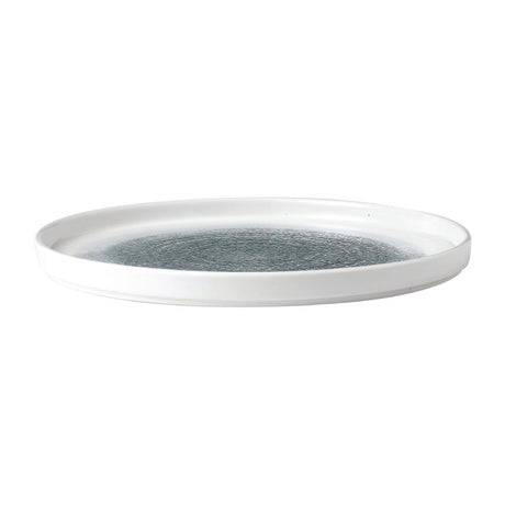 Churchill Raku Walled Plates Topaz Blue 260mm (Pack of 6) - FD887 Plates Churchill