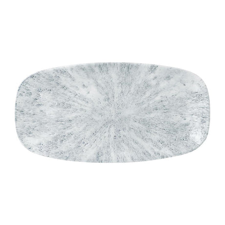 Churchill Stone Pearl Grey Chefs Oblong Plate 13 7/8X7 3/8" (Box 6) (Direct) - FD895 Plates Churchill