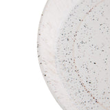 Olympia Cavolo Flat Round Bowls White Speckle 220mm (Pack of 4) - FD901 Bowls Olympia