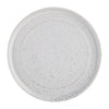 Olympia Cavolo Flat Round Plates White Speckle 220mm (Pack of 6) - FD903 Plates Olympia