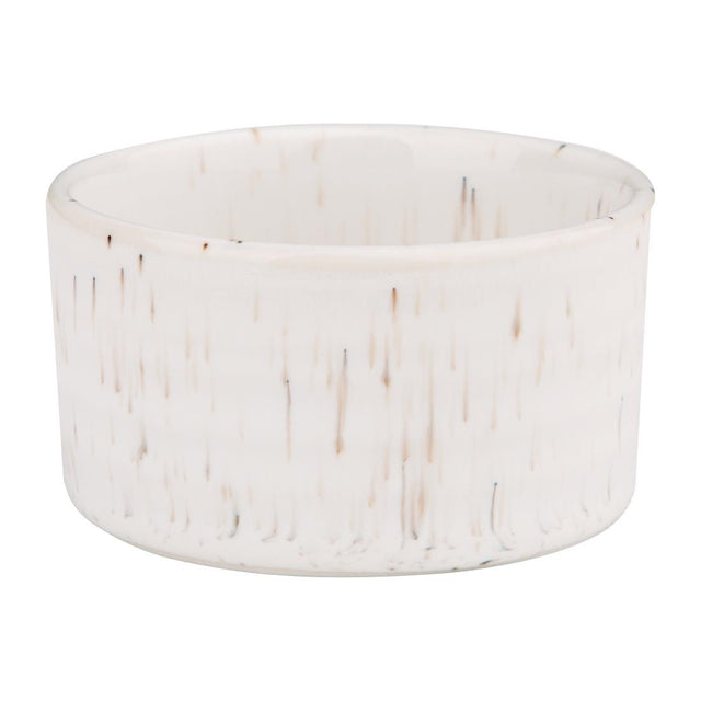 Olympia Cavolo Dipping Dish White Speckle 67mm (Pack of 12) - FD905 Olympia Designs Olympia   