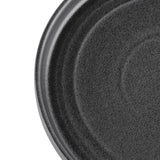 Olympia Cavolo Flat Round Plates Textured Black 180mm (Pack of 6) - FD908 Plates Olympia