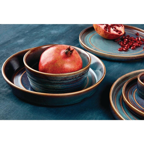 Olympia Cavolo Flat Round Plates Iridescent 220mm (Pack of 6) - FD915 Plates Olympia