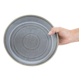 Olympia Cavolo Flat Round Bowls Charcoal Dusk 220mm (Pack of 4) - FD919 Bowls Olympia