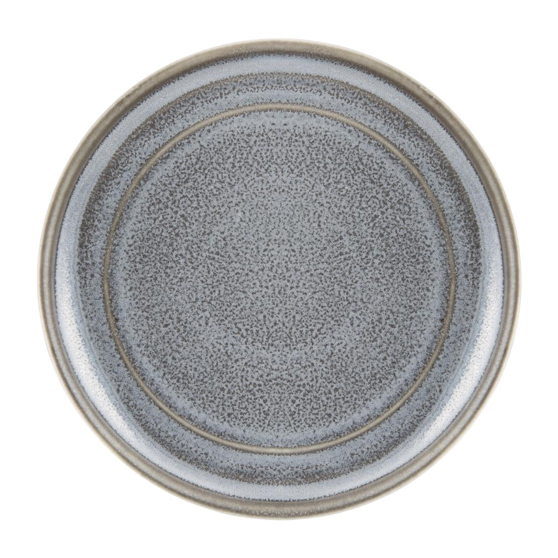 Olympia Cavolo Flat Round Plates Charcoal Dusk 180mm (Pack of 6) - FD920 Plates Olympia