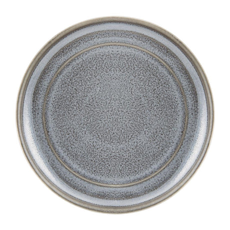 Olympia Cavolo Flat Round Plates Charcoal Dusk 180mm (Pack of 6) - FD920 Plates Olympia
