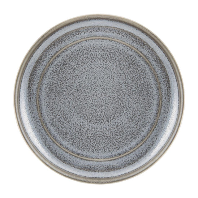 Olympia Cavolo Flat Round Plates Charcoal Dusk 180mm (Pack of 6) - FD920 Plates Olympia