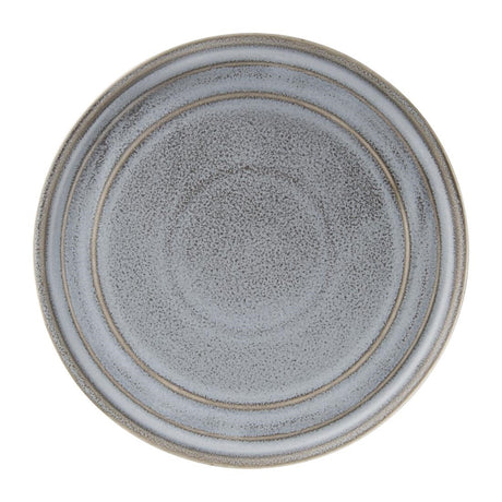 Olympia Cavolo Flat Round Plates Charcoal Dusk 220mm (Pack of 6) - FD921 Plates Olympia