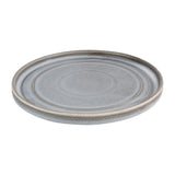 Olympia Cavolo Flat Round Plates Charcoal Dusk 220mm (Pack of 6) - FD921 Plates Olympia