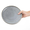 Olympia Cavolo Flat Round Plates Charcoal Dusk 220mm (Pack of 6) - FD921 Plates Olympia