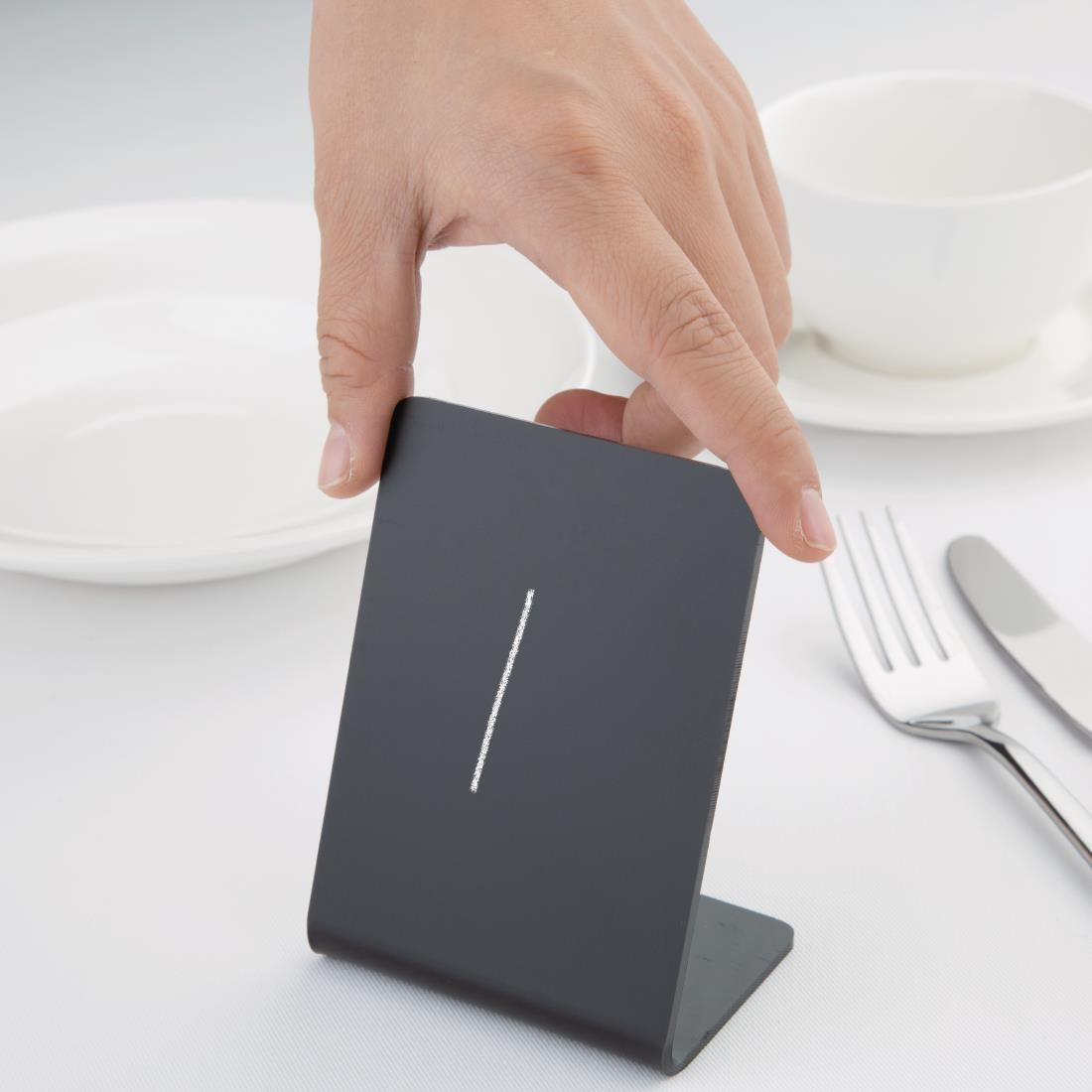 Olympia Acrylic Tableboard 105(H) x 74(W)mm (Pack of 4) - FD955  Olympia   