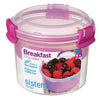 Sistema KLIP IT Dual Cereal and Yoghurt Container 530ml - FD975  Sistema   