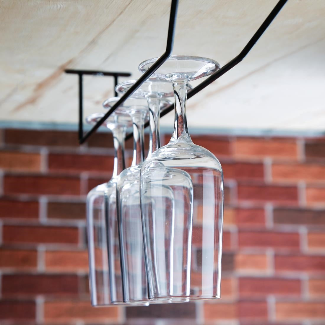 Olympia Wine Glass Rack Black 406mm - FD988  Olympia   