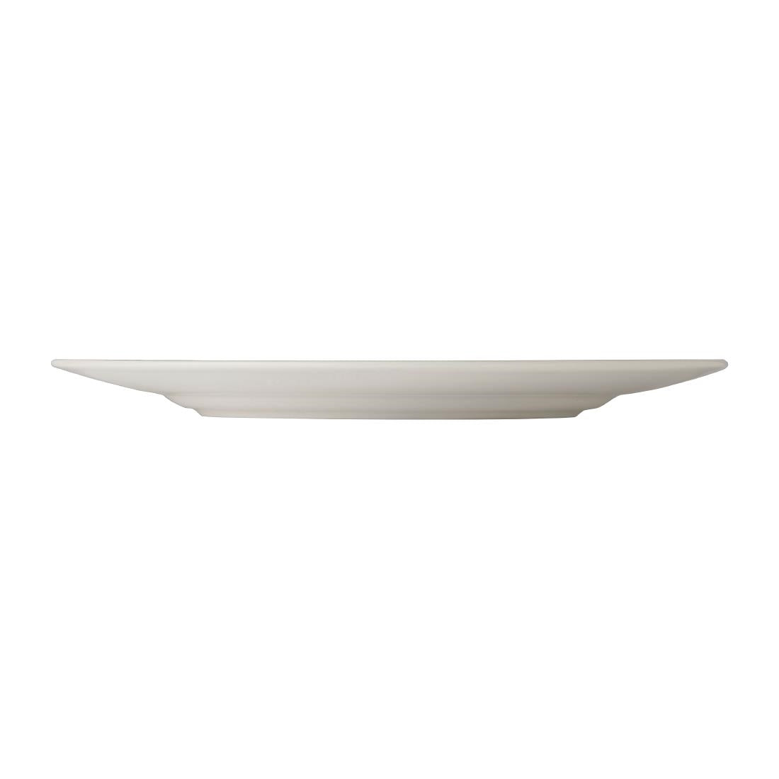 Royal Crown Derby Effervesce White Flat Rim Plate 215mm (Pack of 6) - FE048 Plates Royal Crown Derby