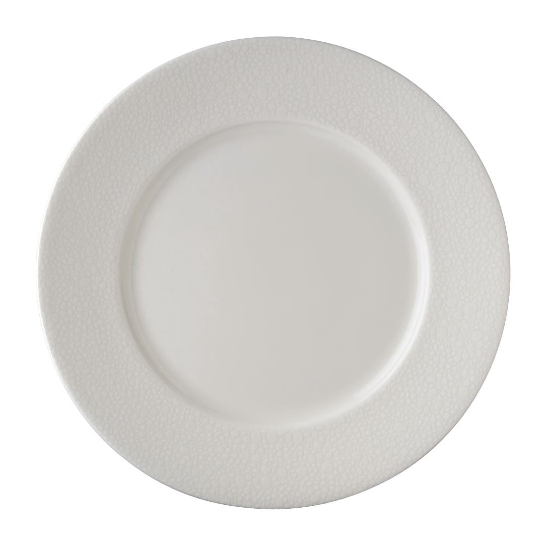 Royal Crown Derby Effervesce White Flat Rim Plate 215mm (Pack of 6) - FE048 Plates Royal Crown Derby