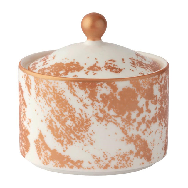 Royal Crown Derby Crushed Velvet Copper Charnwood Sugar Pot (Pack of 6) - FE103 Royal Crown Derby Crockery Royal Crown Derby   
