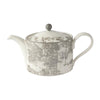 Royal Crown Derby Crushed Velvet Grey Charnwood Teapot 1Ltr - FE119 Royal Crown Derby Crockery Royal Crown Derby   