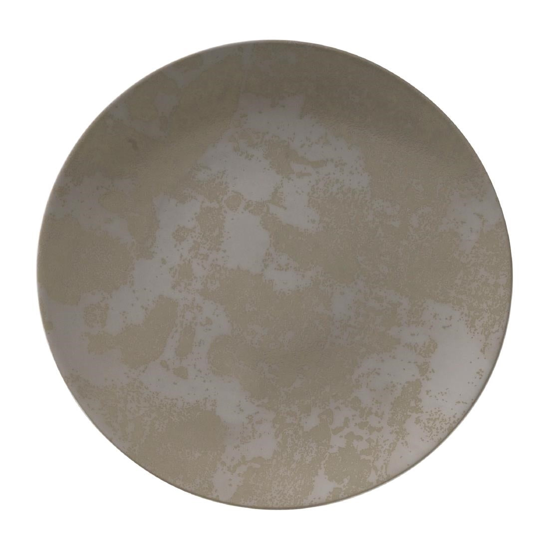 Royal Crown Derby Crushed Velvet Grey Coupe Plate 255mm (Pack of 6) - FE120 Plates Royal Crown Derby