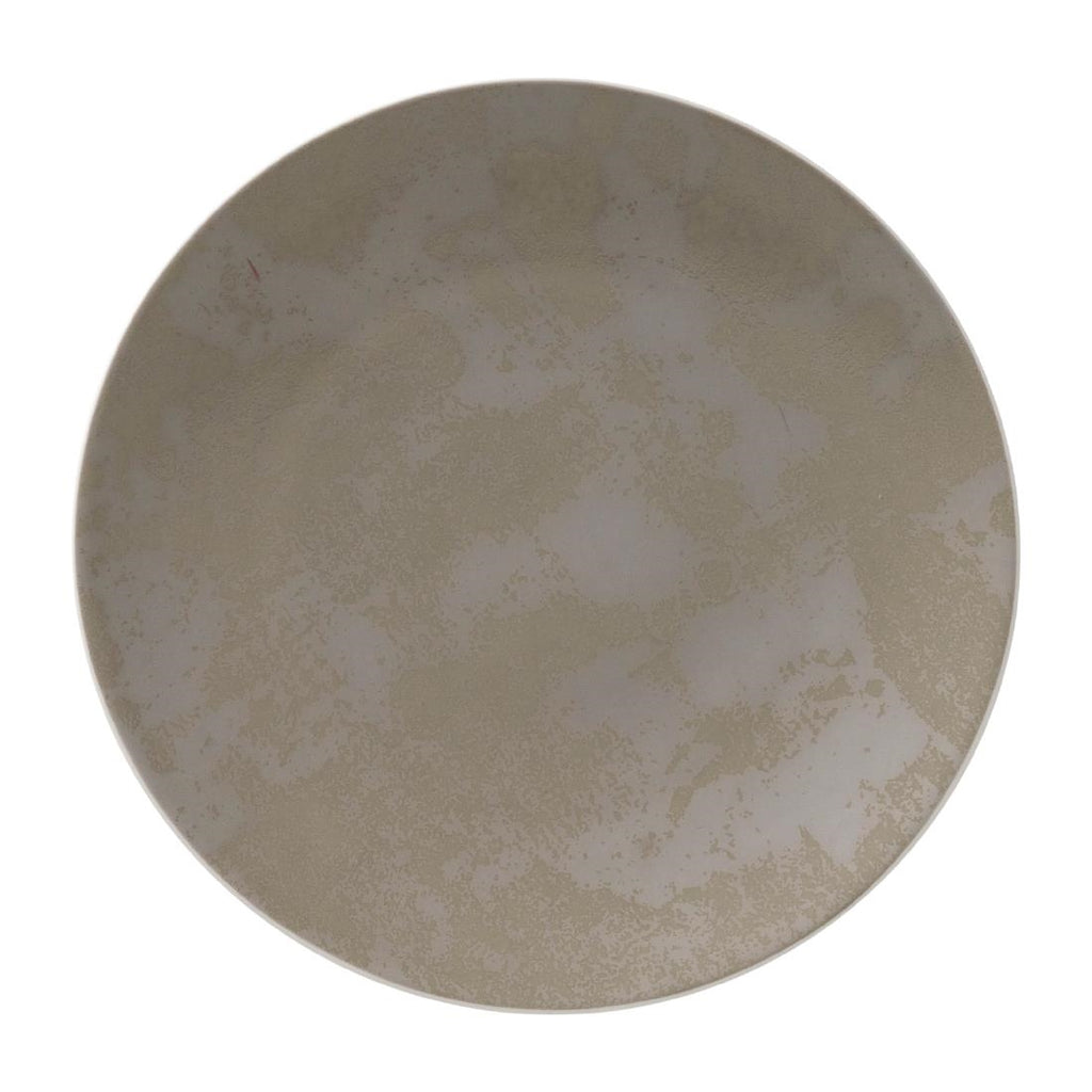 Royal Crown Derby Crushed Velvet Grey Coupe Plate 209mm (Pack of 6) - FE122 Plates Royal Crown Derby