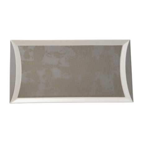 Royal Crown Derby Crushed Velvet Grey Rectangle Tray 320x160mm (Pack of 6) - FE125 Royal Crown Derby Crockery Royal Crown Derby   