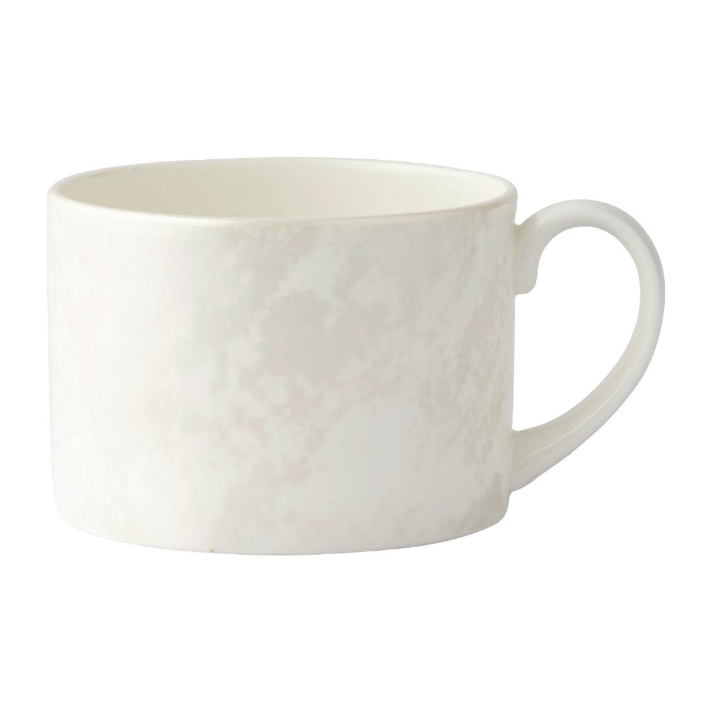 Royal Crown Derby Crushed Velvet Pearl Charnwood Cup 220ml (Pack of 6) - FE129 Cups and Mugs Royal Crown Derby