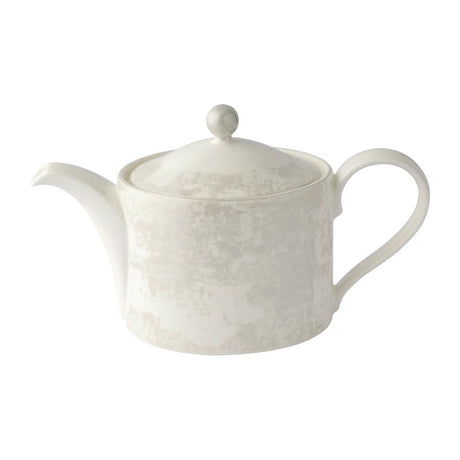 Royal Crown Derby Crushed Velvet Pearl Charnwood Teapot 500ml - FE132 Royal Crown Derby Crockery Royal Crown Derby   