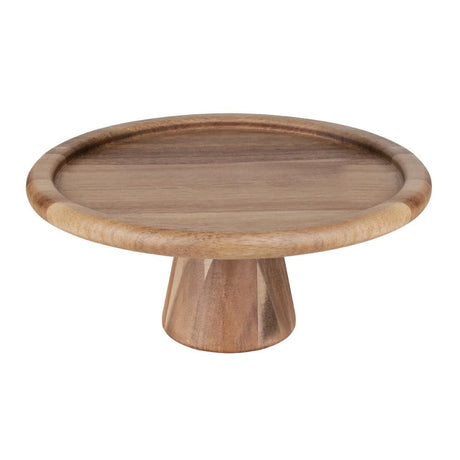 Olympia Acacia Cake Stand 305x127(H)mm - FE150  Olympia   