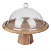 Olympia Acacia Cake Stand 305x127(H)mm - FE150  Olympia   