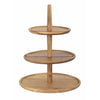 Olympia Acacia 3-Tier Stand 305(Ø) x 395(H)mm - FE152  Olympia   