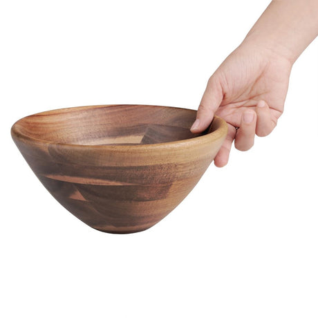 Olympia Acacia Bowl 203mm - FE157  Olympia   