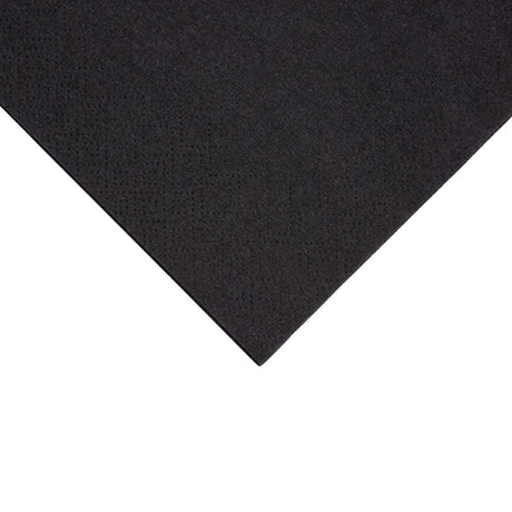 Fiesta Recyclable Cocktail Napkin Black 24x24cm 2ply 1/4 Fold (Pack of 4000) - FE218  Fiesta   
