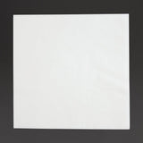 Fiesta Recyclable Lunch Napkin White 33x33cm 2ply 1/4 Fold (Pack of 2000) - FE219  Fiesta   