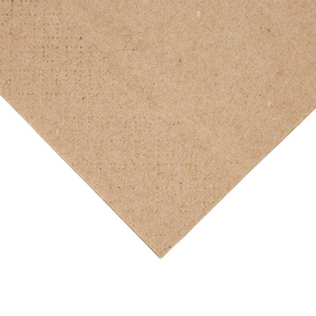 Fiesta Recyclable Recycled Lunch Napkin Kraft 33x33cm 2ply 1/8 Fold (Pack of 2000) - FE234  Fiesta   
