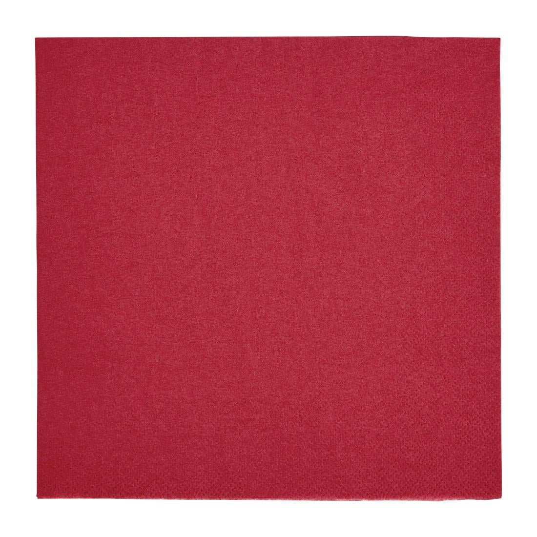 Fiesta Recyclable Dinner Napkin Bordeaux 40x40cm 2ply 1/4 Fold (Pack of 2000) - FE237  Fiesta   