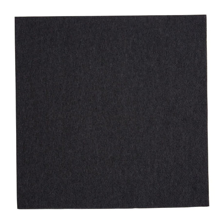 Fiesta Recyclable Dinner Napkin Black 40x40cm 2ply 1/4 Fold (Pack of 2000) - FE241  Fiesta   