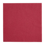 Fiesta Recyclable Dinner Napkin Bordeaux 40x40cm 3ply 1/4 Fold (Pack of 1000) - FE253  Fiesta   